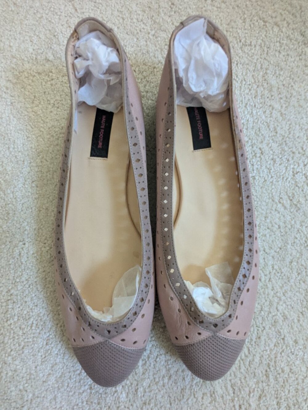 Haute Couture ballet flats